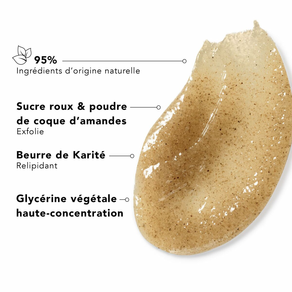 Body Exfoliator Lierac BODY-NUTRI 200 ml Regenererende produktemballage