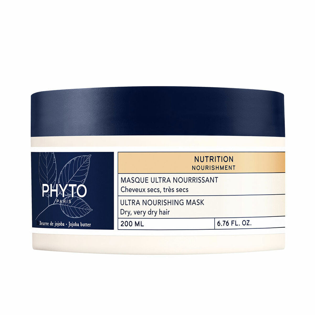 Hårmaske Phyto Paris Nutrition 200 ml til kvinder hårmaske emballage