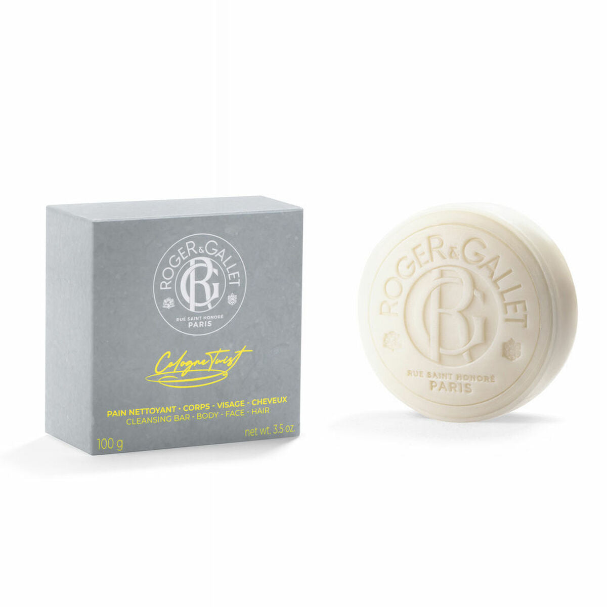Shampoo Bar Roger & Gallet COLOGNE TWIST 100 g flaske