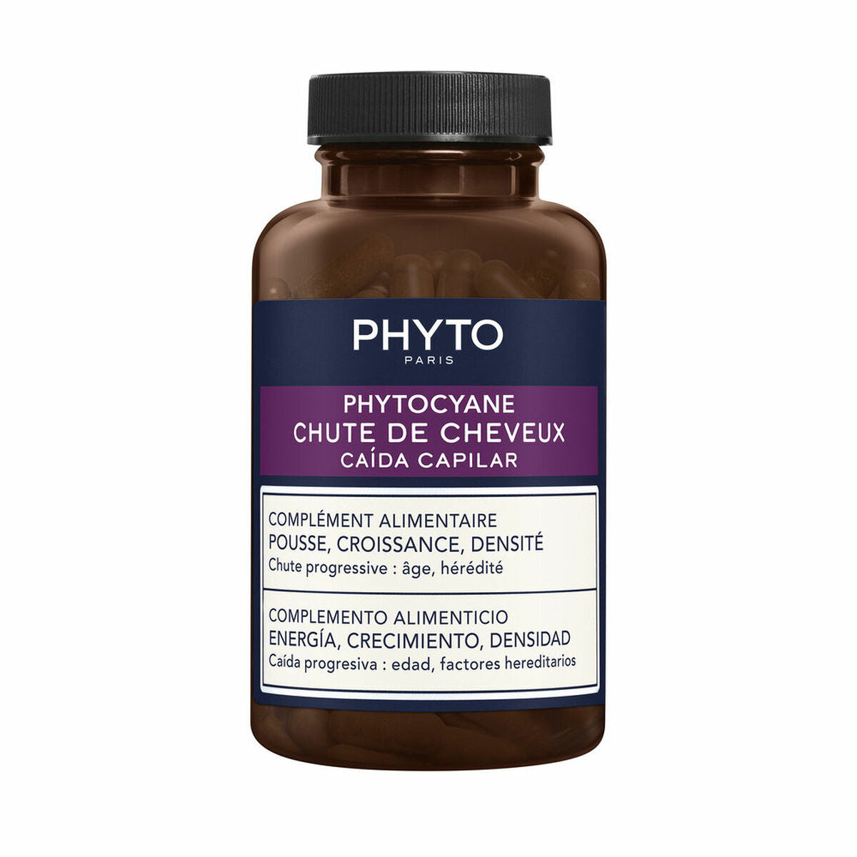 Hårtab kosttilskud Phyto Paris PHYTOCYANE produktemballage