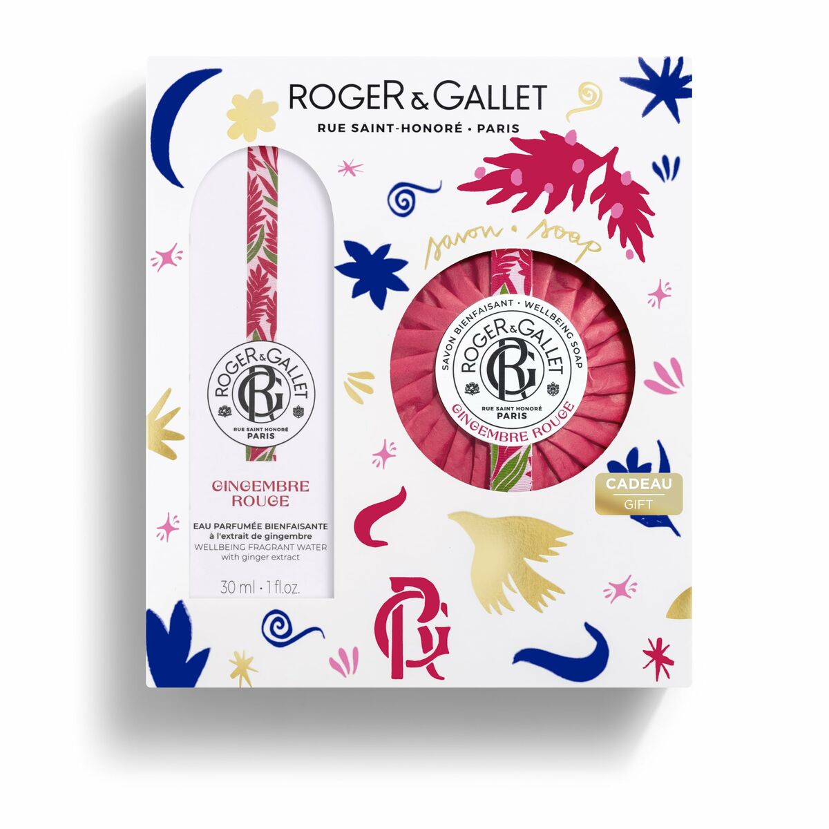 Parfumesæt til kvinder Roger & Gallet AGUA PERFUMADA BIENESTAR 2-delt produktemballage