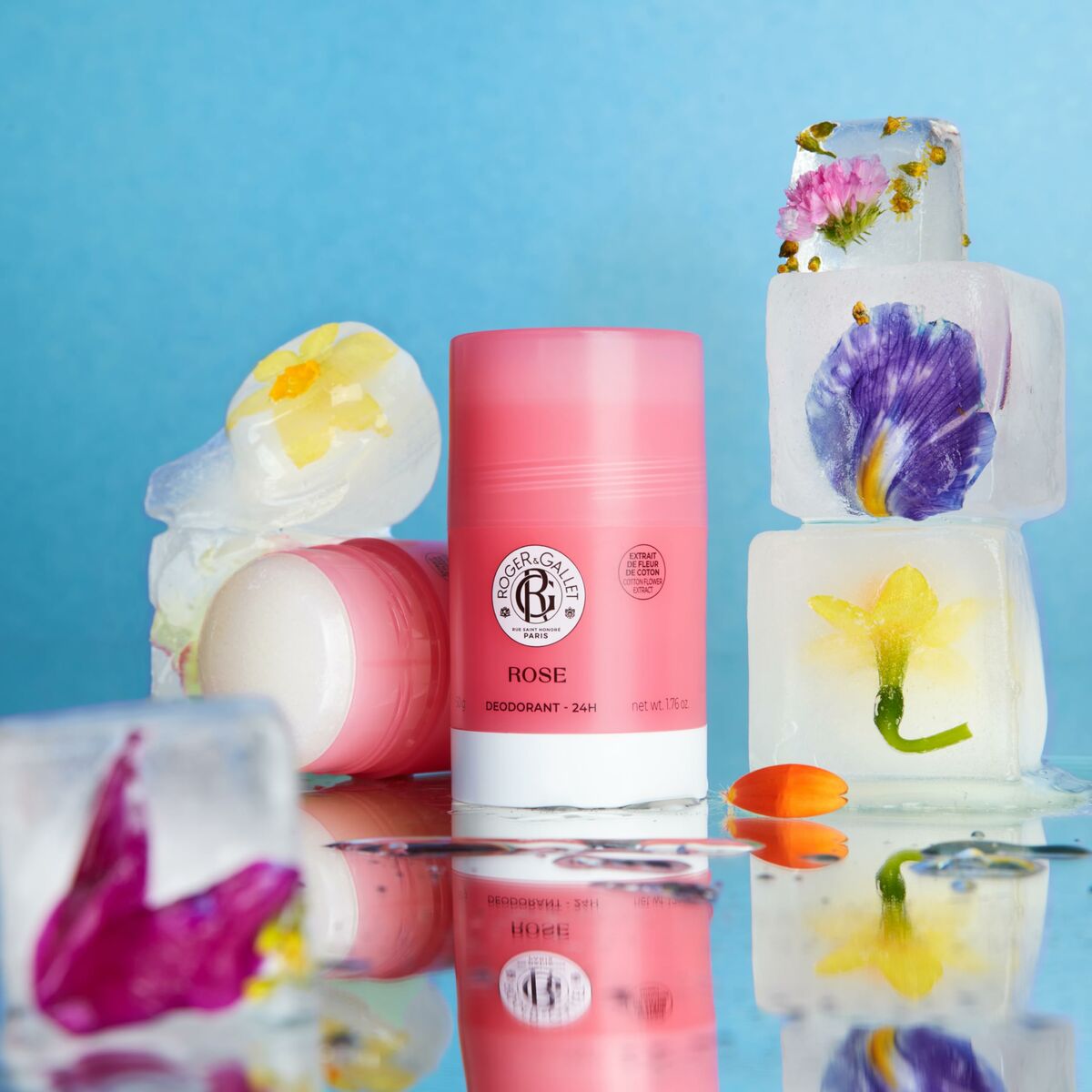 Spray Deodorant Roger & Gallet ROSE 50 g til Dame produktemballage