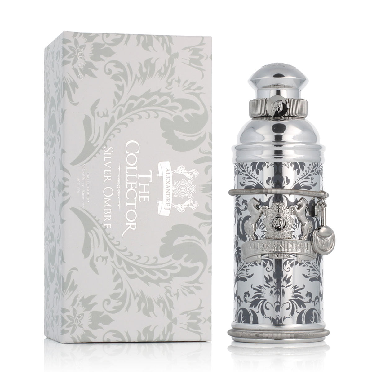 Unisex parfume Alexandre J SILVER OMBRE 100 ml til Dame-produktemballage