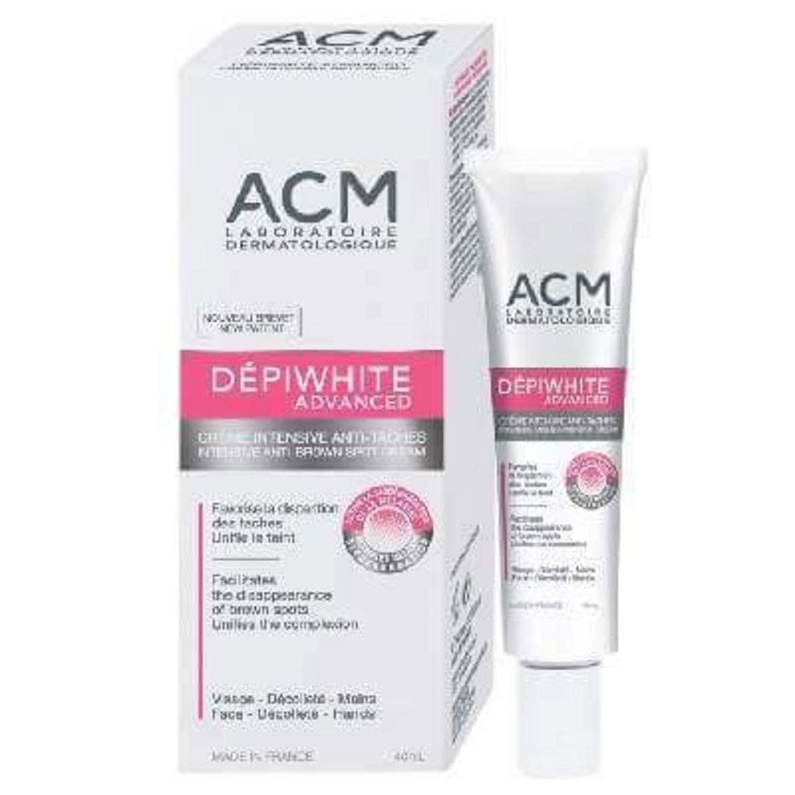 Laboratoire ACM, Depiwhite Advanced, Anti-Dark Spots, Cream, For Face & Hands, 40 ml