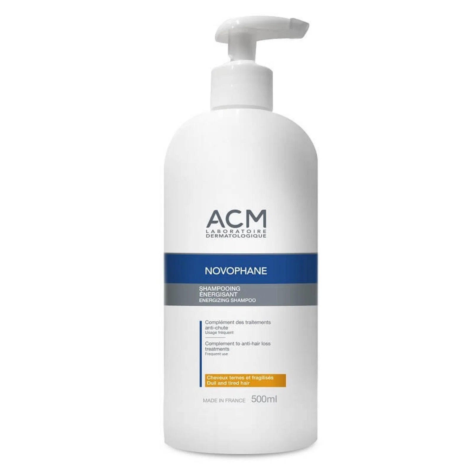 Laboratoire ACM, Novophane, Hair Treatment Shampoo, Energizing, Fine, 500 ml