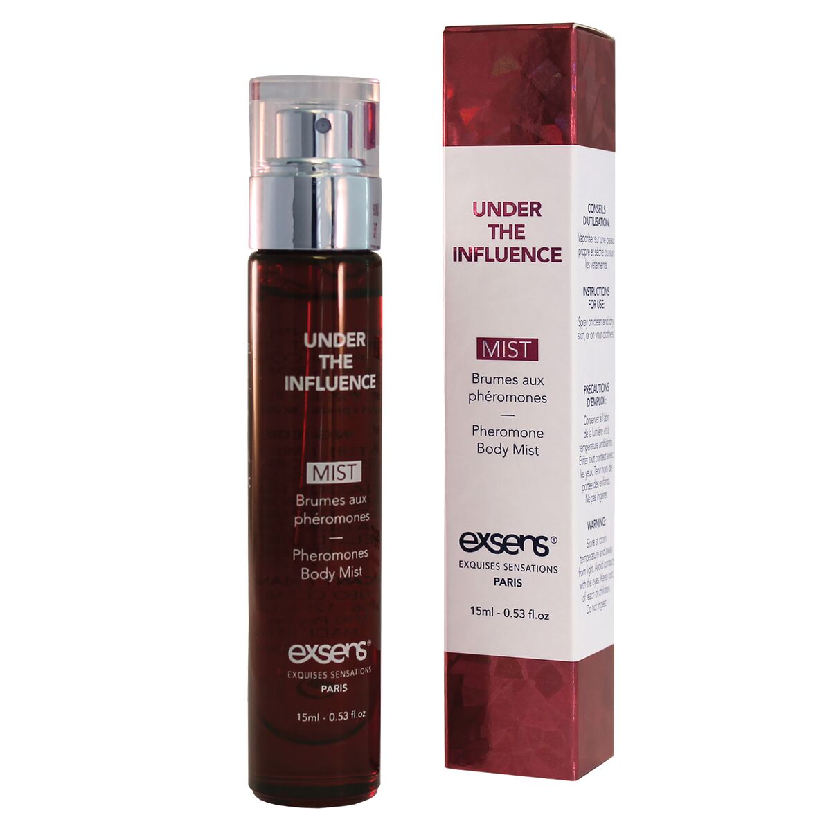 Dameparfume Exsens 15 ml til Dame-produktemballage
