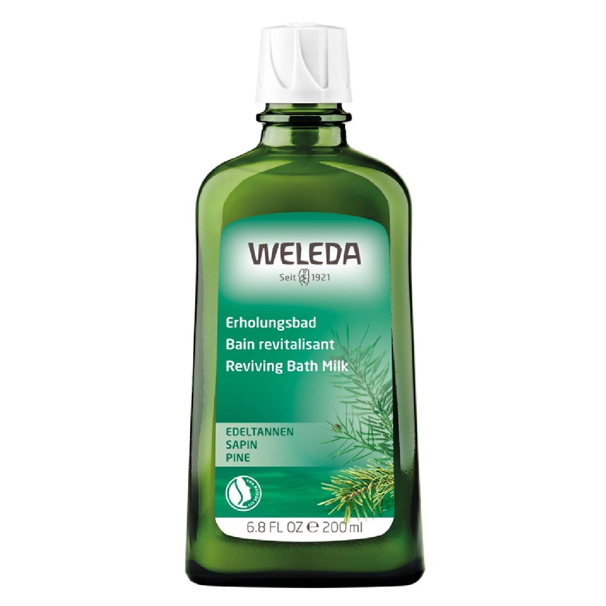 Shower Gel Weleda Pine 200 ml hudplejeemballage