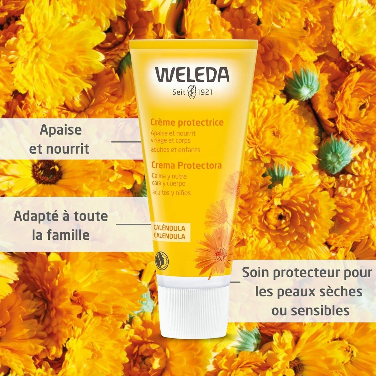 NutritiveBody Milk Weleda 090540X7 200 ml 75 ml Havtorn produkt emballage