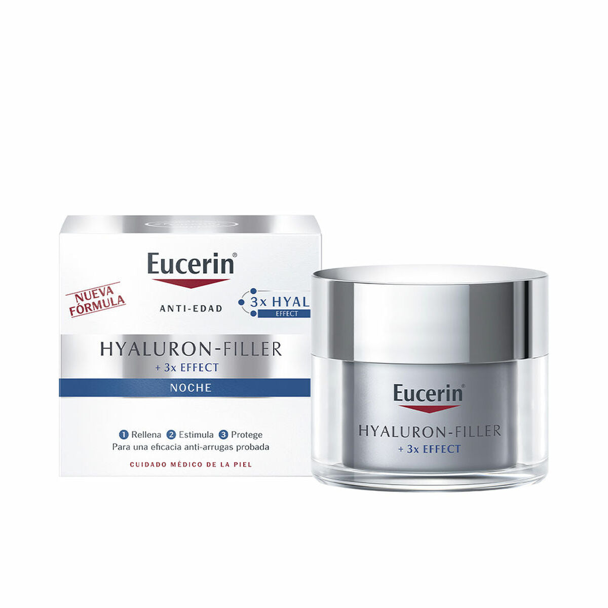Nighttime Anti-aging Cream Eucerin Hyaluron Filler 50 ml hudplejeemballage