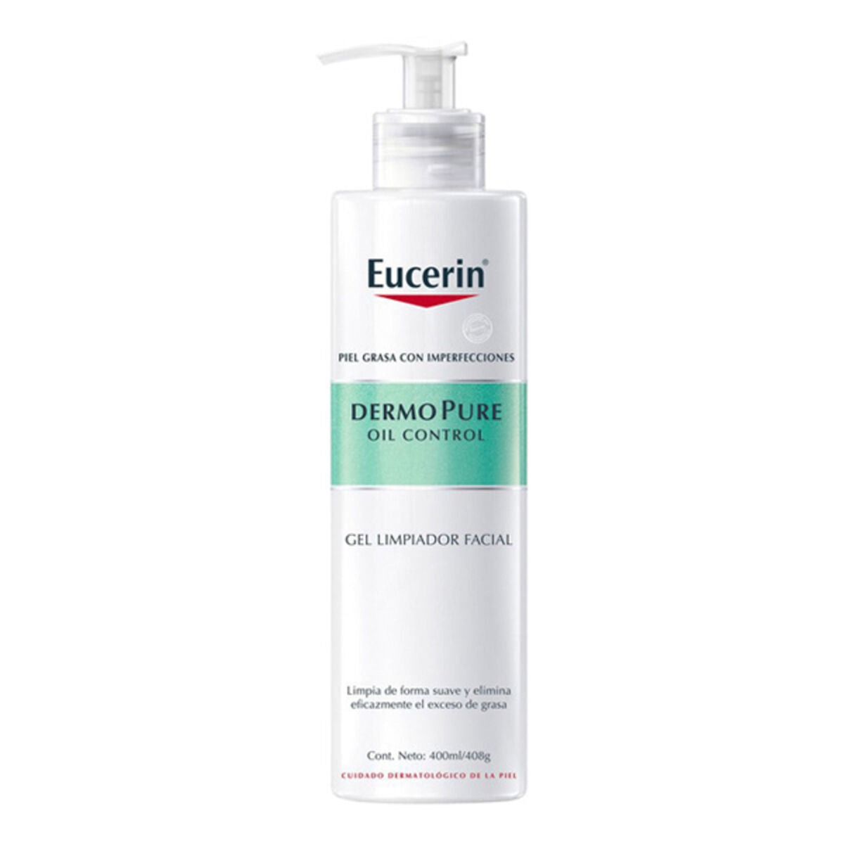 Facial Cleansing Gel Eucerin Dermopure Oil Control 400 ml hudplejeemballage