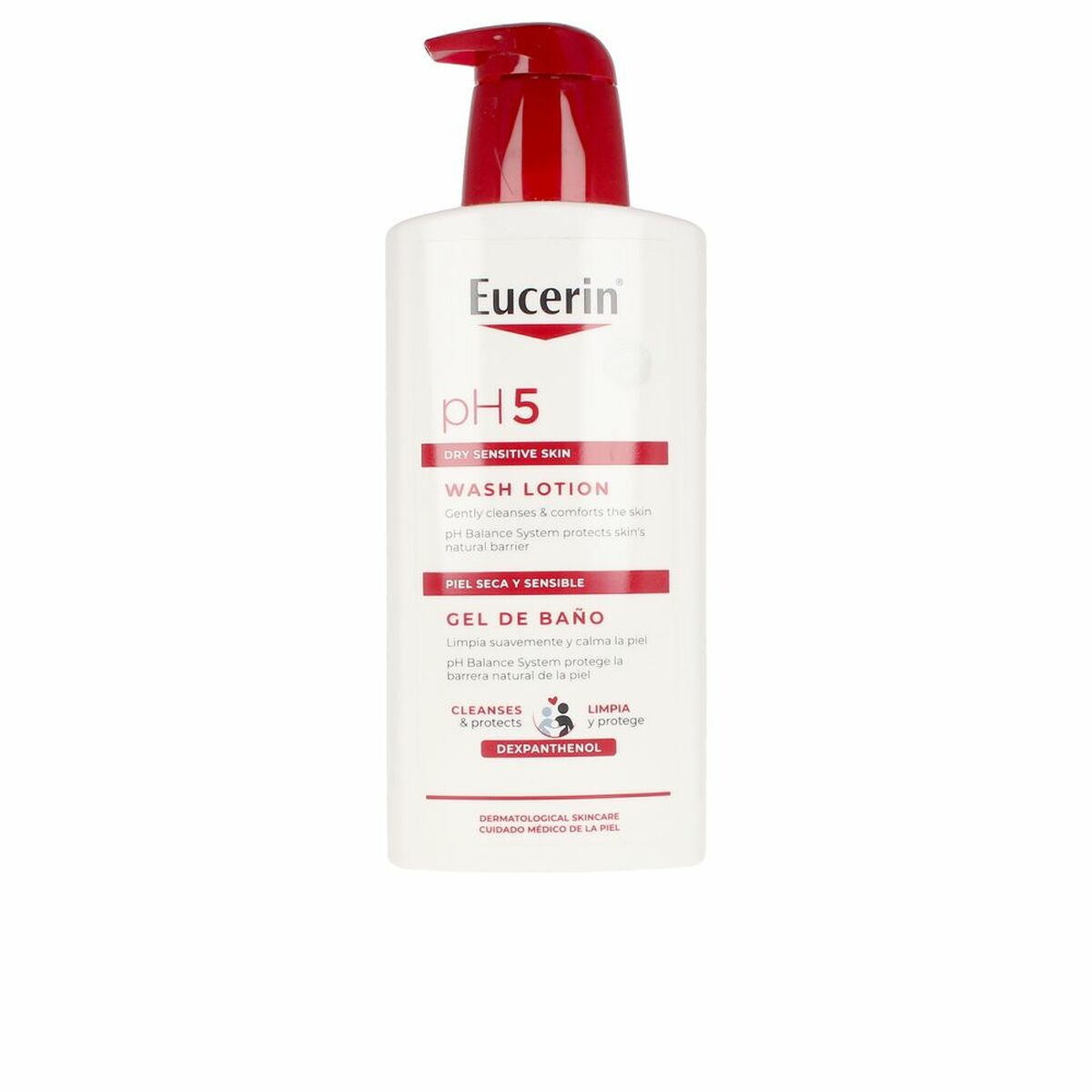 Dermoprotective Bath Gel Eucerin PH5 400 ml hudplejeemballage