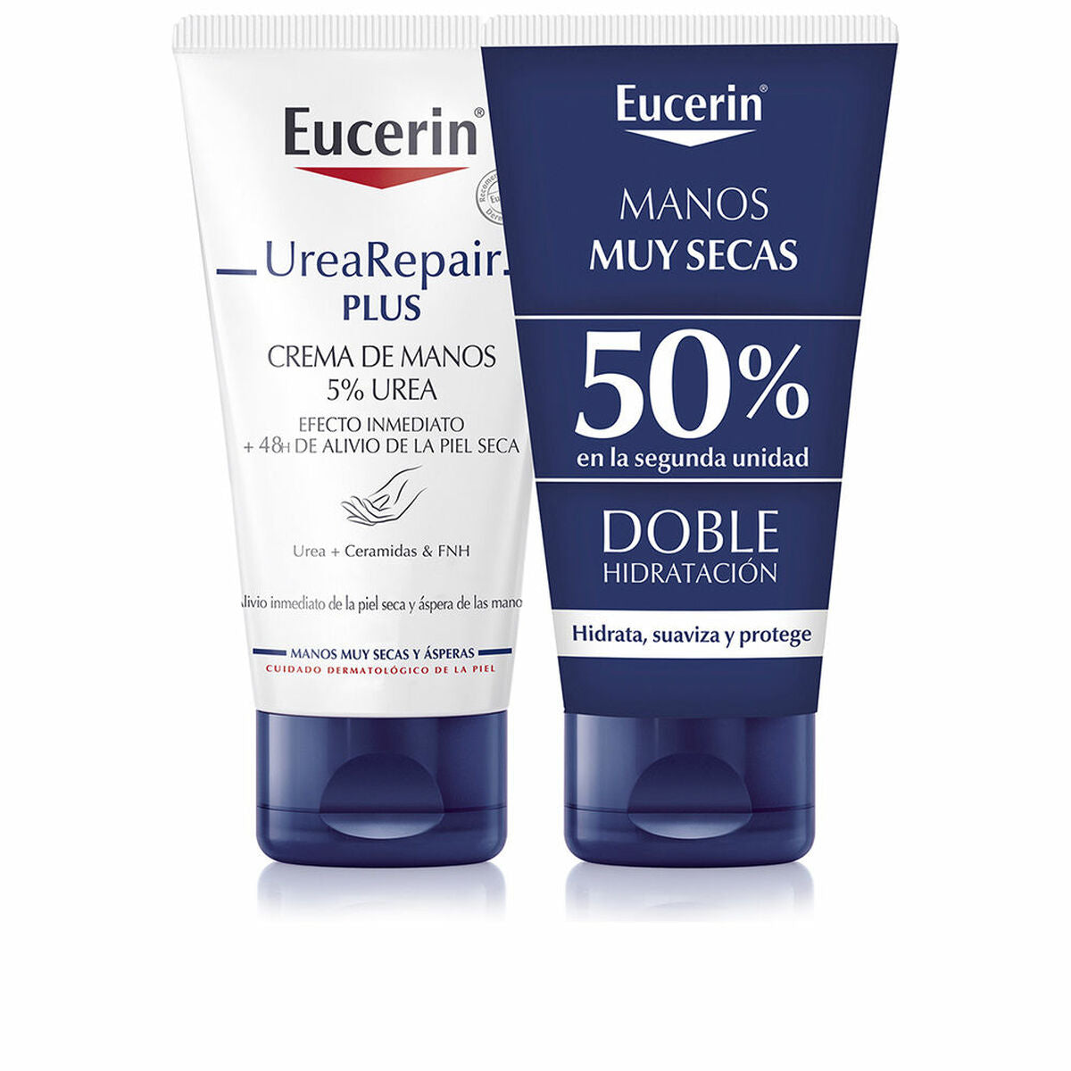 Håndcreme Eucerin Urearepair Plus Crema De Manos Urea Lote 75 ml 2 Enheder hudplejeemballage