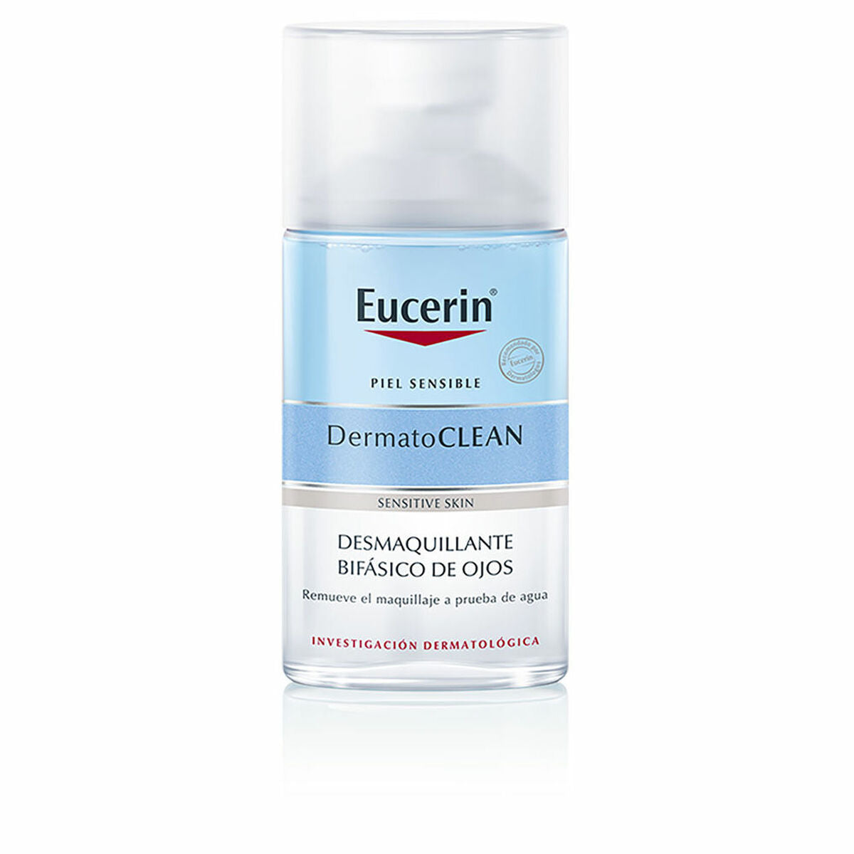 Eye Make Up Remover Eucerin Dermatoclean 125 ml produktemballage