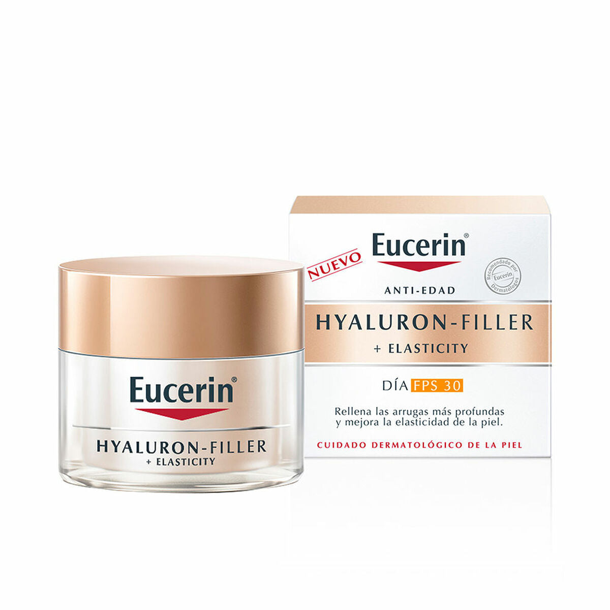 Anti-aging creme til dagtimerne Eucerin Hyaluron Filler Spf 30 50 ml hudplejeemballage