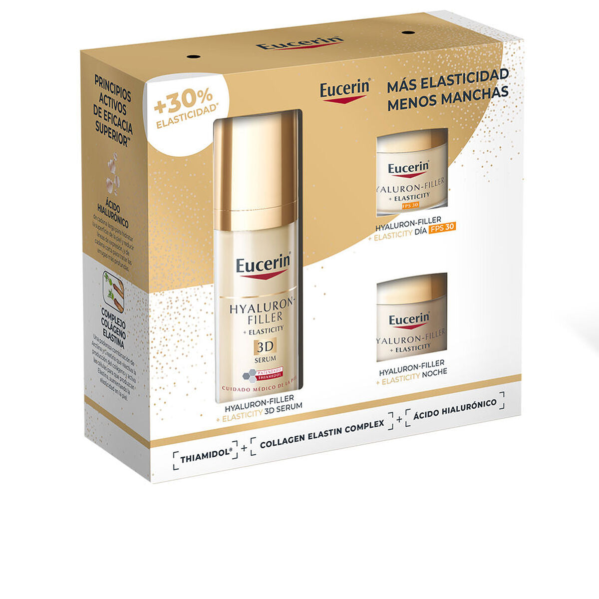 Kosmetiksæt til kvinder Eucerin HYALURON FILLER 3 stykker til kvinder produktemballage