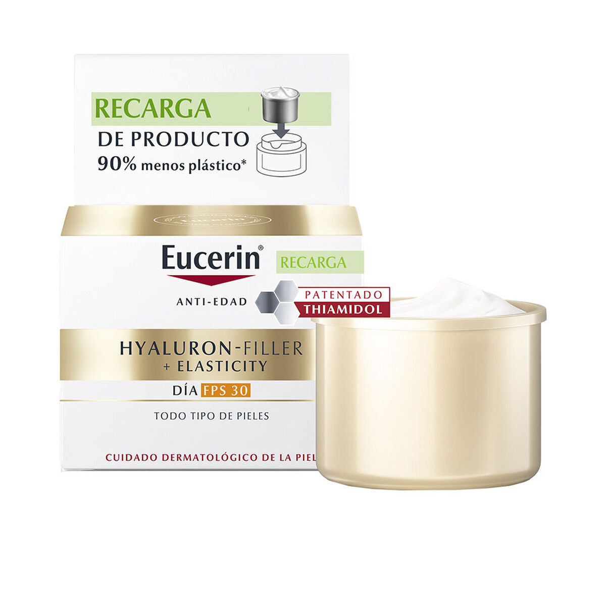 Ansigtscreme Eucerin HYALURON FILLER Spf 30 50 ml hudplejeemballage