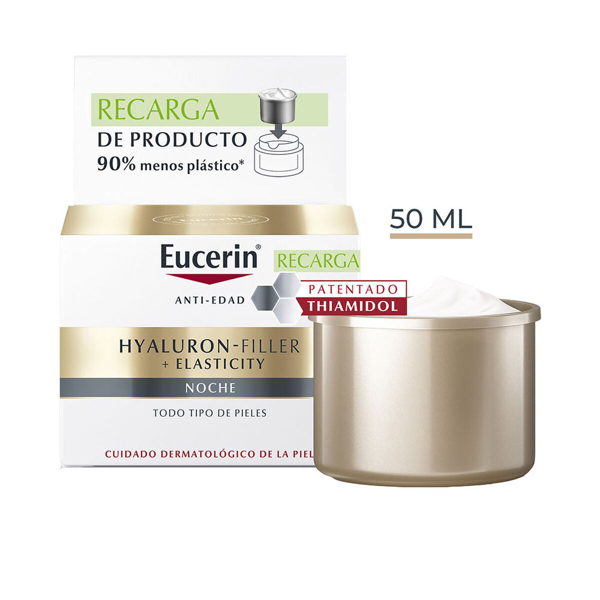 Ansigtscreme Eucerin HYALURON FILLER 50 ml hudplejeemballage