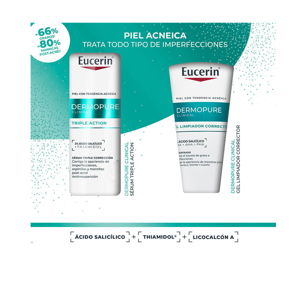 Ansigtscreme Eucerin DERMOPURE 2 stk hudplejeemballage