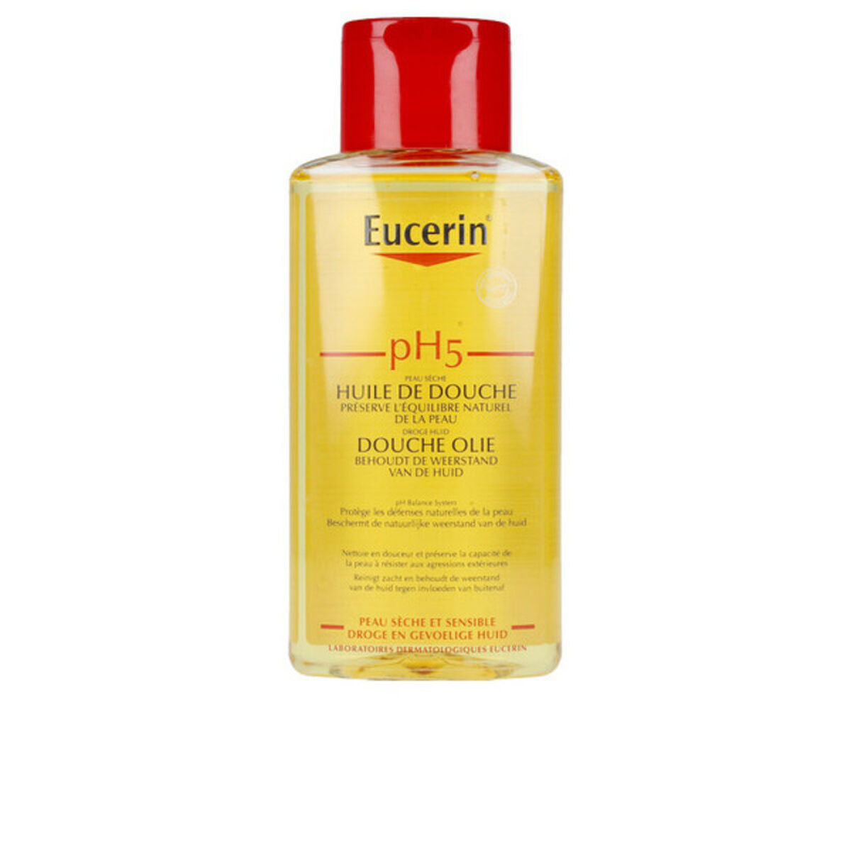 Bruseolie Eucerin PH5 produktemballage