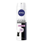 Spray Deodorant Nivea Black White Invisible 200 ml produktemballage