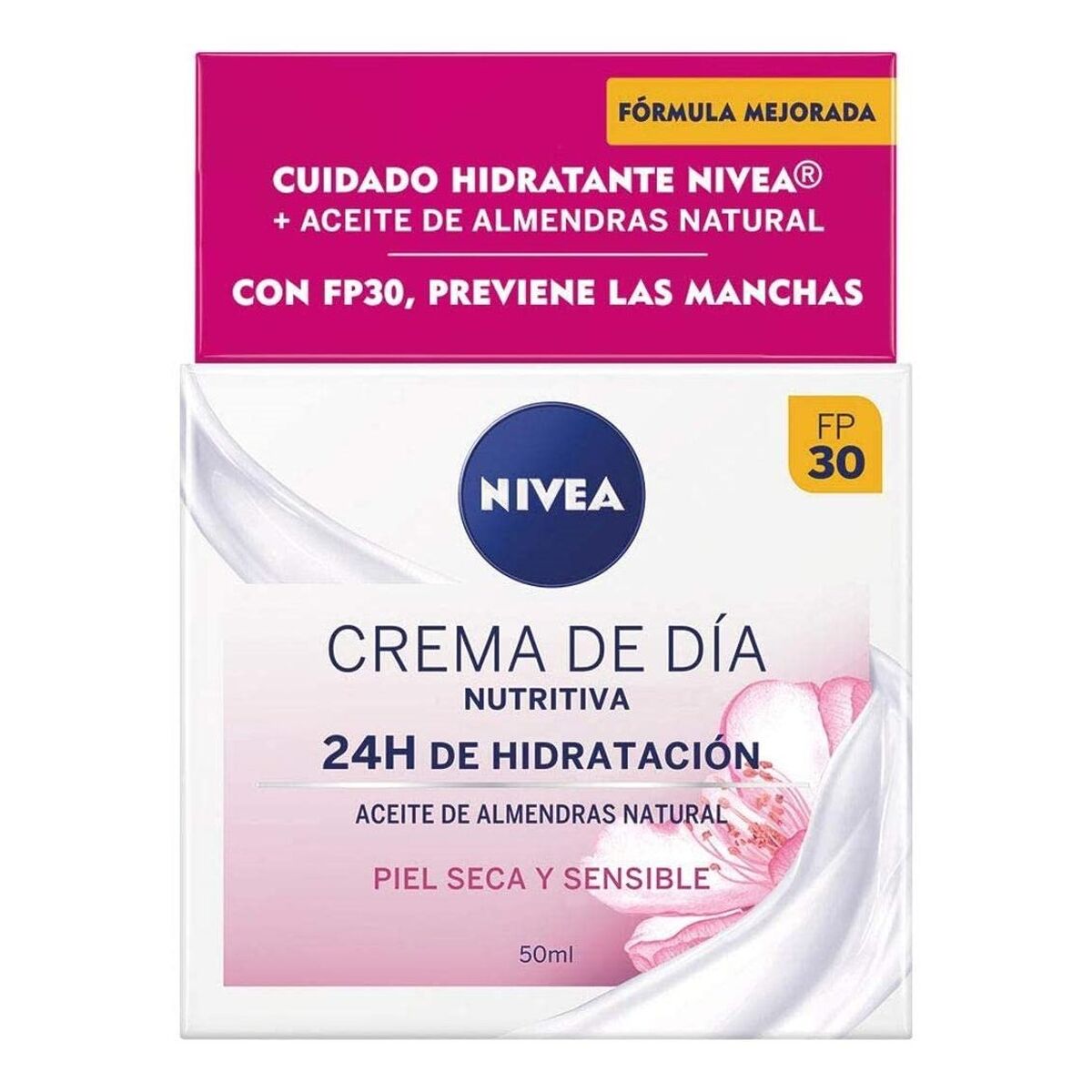 Dagcreme Nivea CREMA DE DÍA NUTRITIVA Spf 30 50 ml hudplejeemballage