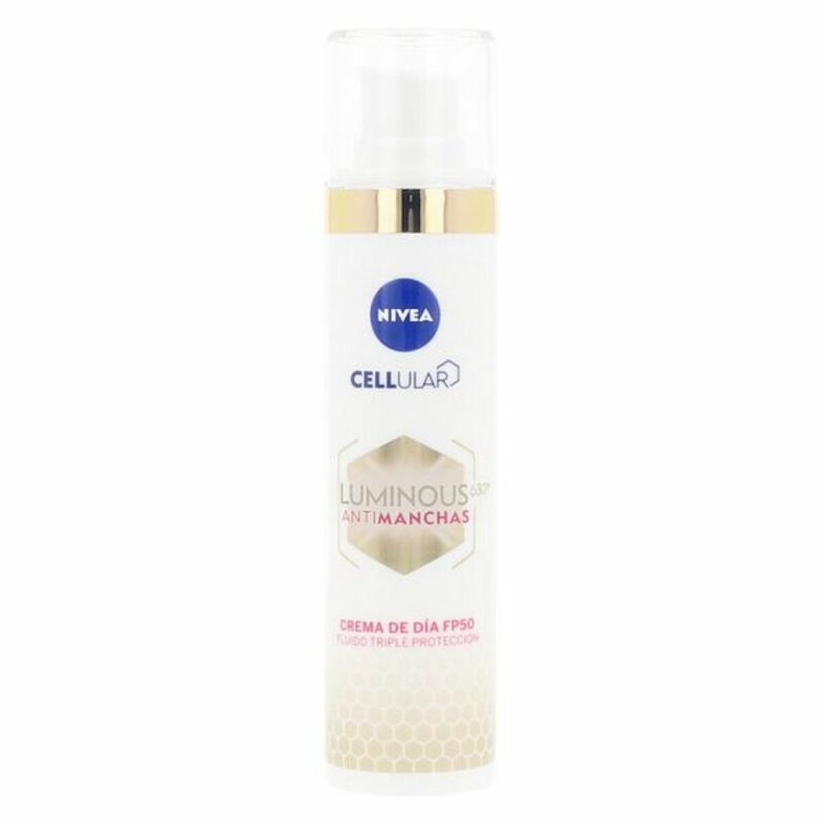 Cleansing Cream Nivea Luminous Antimanchas Spf 50 40 ml til kvinder hudpleje emballage