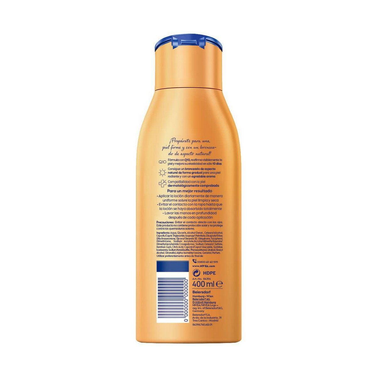 Body Lotion Nivea Q10+ 400 ml Selvbruner [Lotion/Spray/Mælk] Q10+ hudplejeemballage