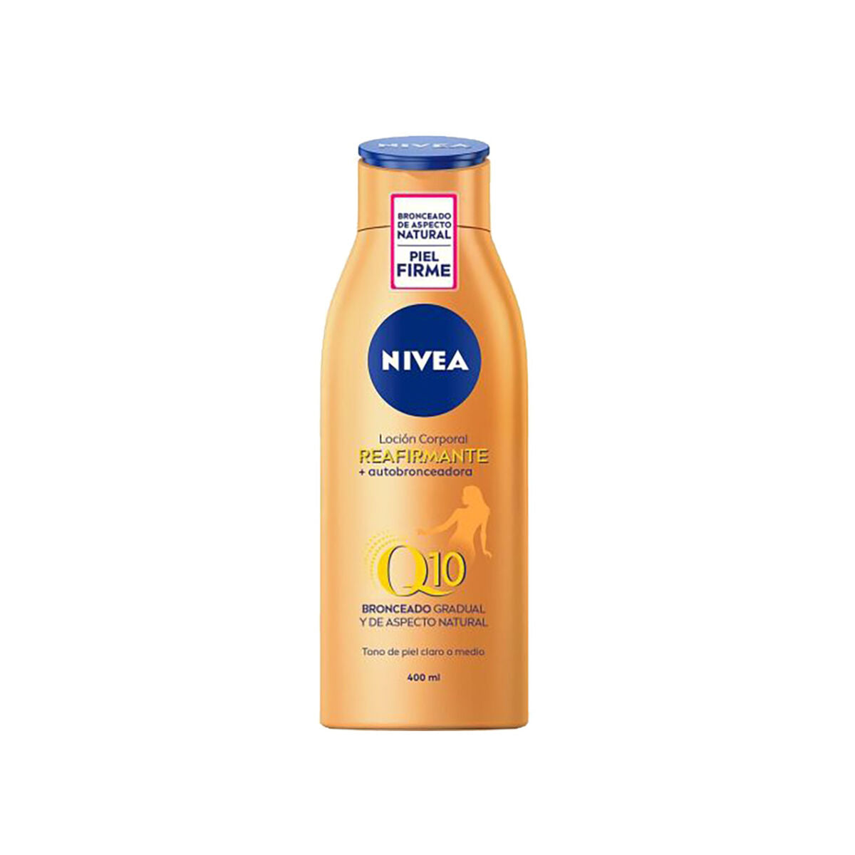 Body Lotion Nivea Q10+ 400 ml Selvbruner [Lotion/Spray/Mælk] Q10+ hudplejeemballage