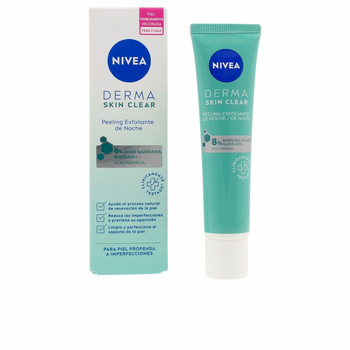 Cleansing Cream Nivea Derma Skin Clear 40 ml til kvinder hudpleje emballage