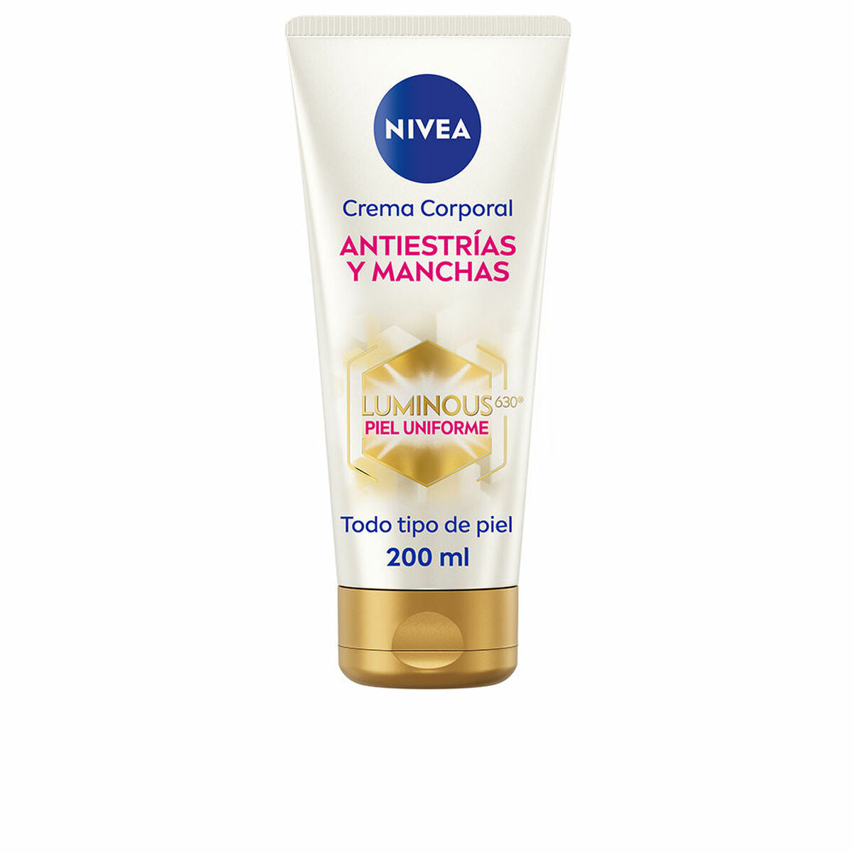 Anti-Stretch Mark Cream Nivea LUMINOUS 630º 200 ml til kvinder hudpleje emballage