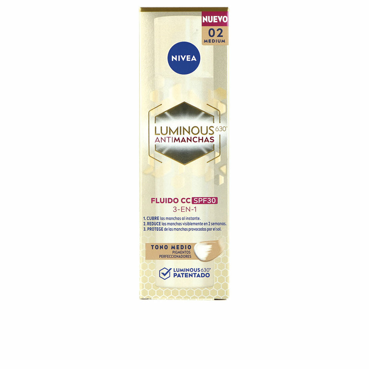 CC Cream Nivea LUMINOUS 630º Medium Spf 30 40 ml hudplejeemballage