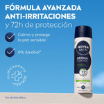 Spray Deodorant Nivea DERMA CONTROL SENSITIVE 250 ml til mænd produktemballage