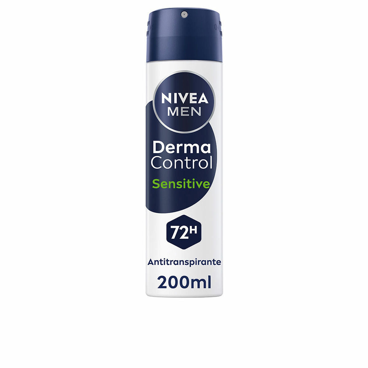 Spray Deodorant Nivea DERMA CONTROL SENSITIVE 200 ml til mænd produktemballage