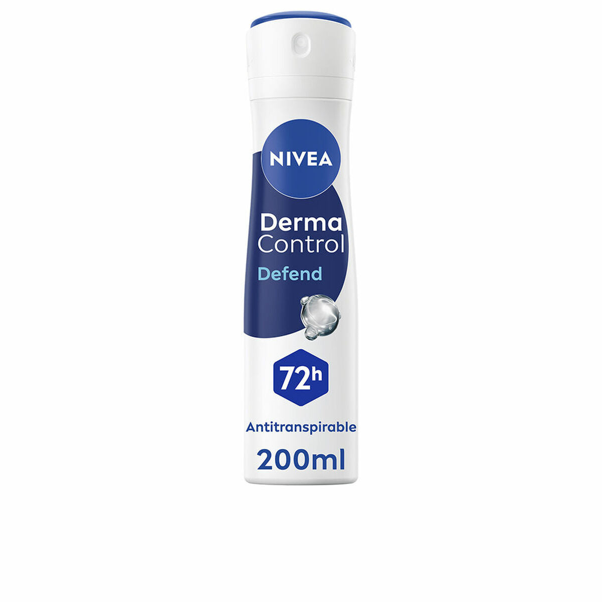 Spray Deodorant Nivea DERMA CONTROL 200 ml til Damer produktemballage
