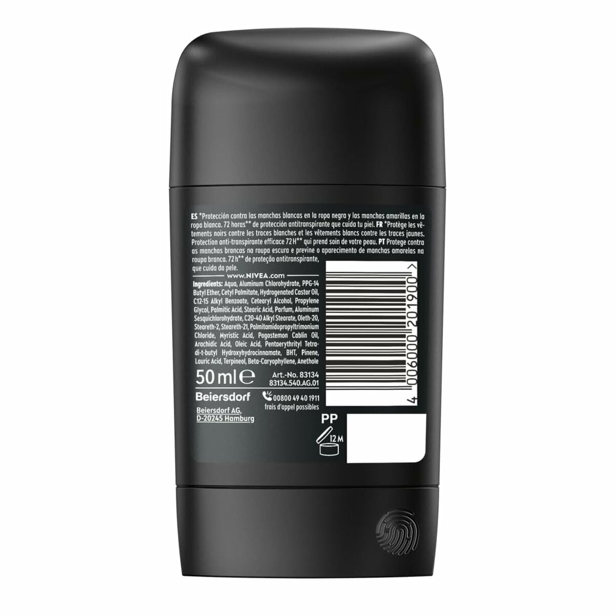 Spray Deodorant Nivea MEN 50 ml til Damer produktemballage