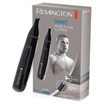Næse- og ørehårstrimmer Remington Black produktemballage