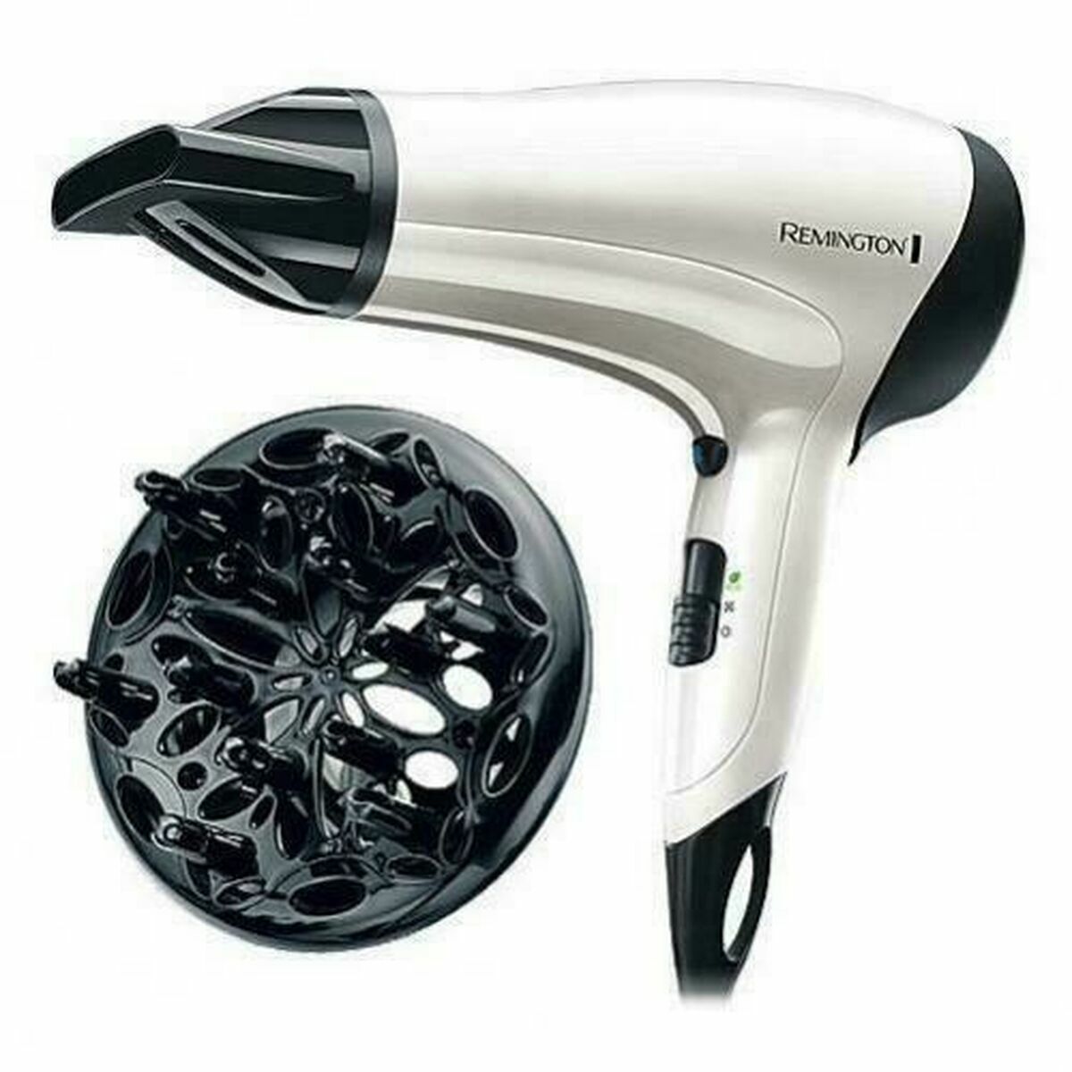 Hårtørrer Remington Power Volume 2000 2000 W Hvid produktemballage