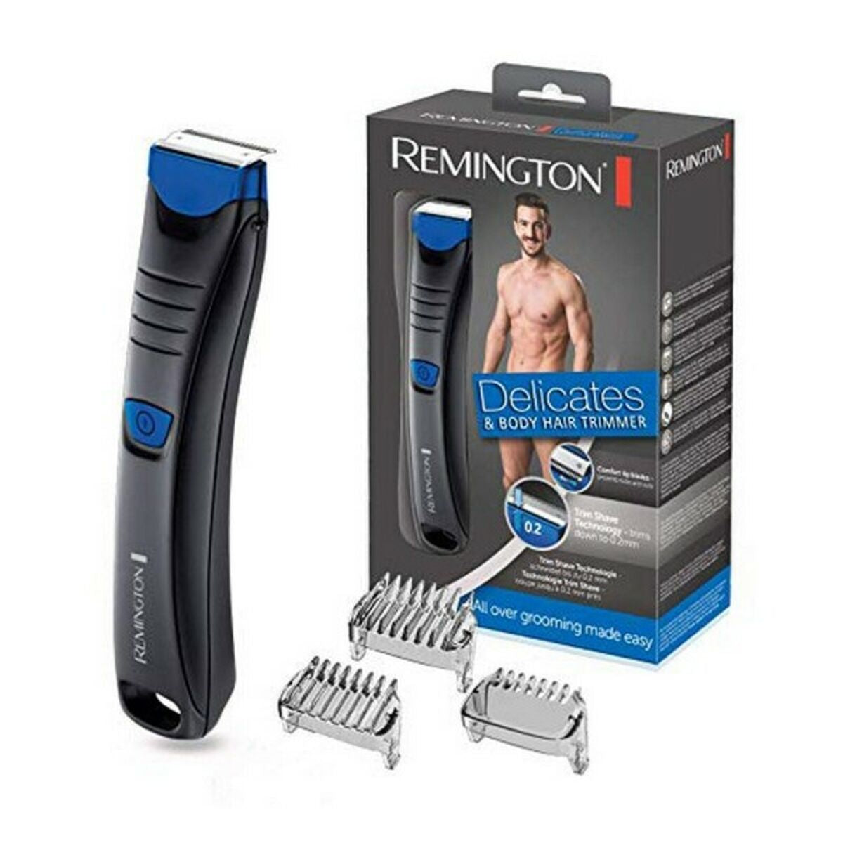 Trådløs hårklipper Remington BHT250 produktemballage