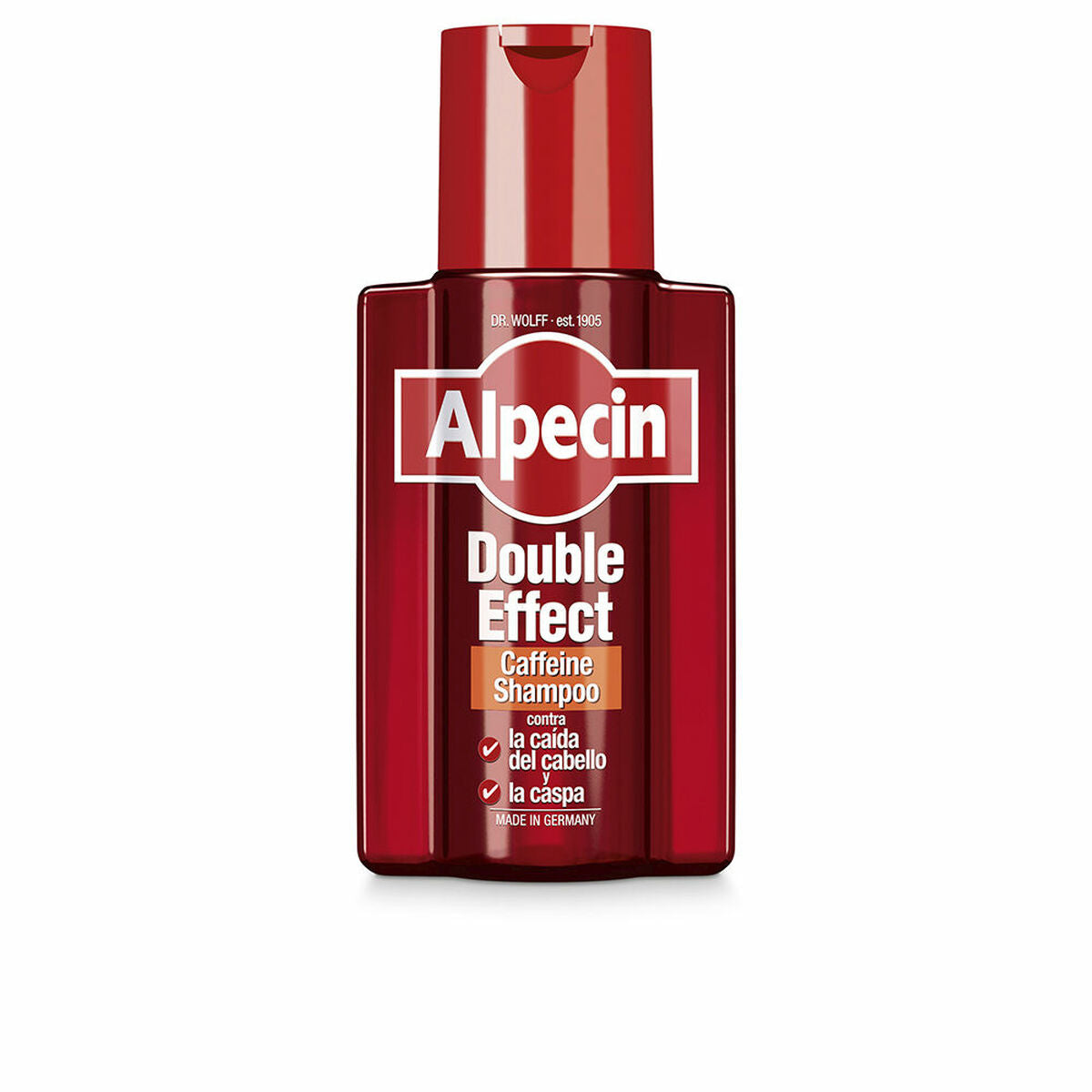 Anti-hårtab shampoo Alpecin KAFFEIN 200 ml 375 ml shampooflaske