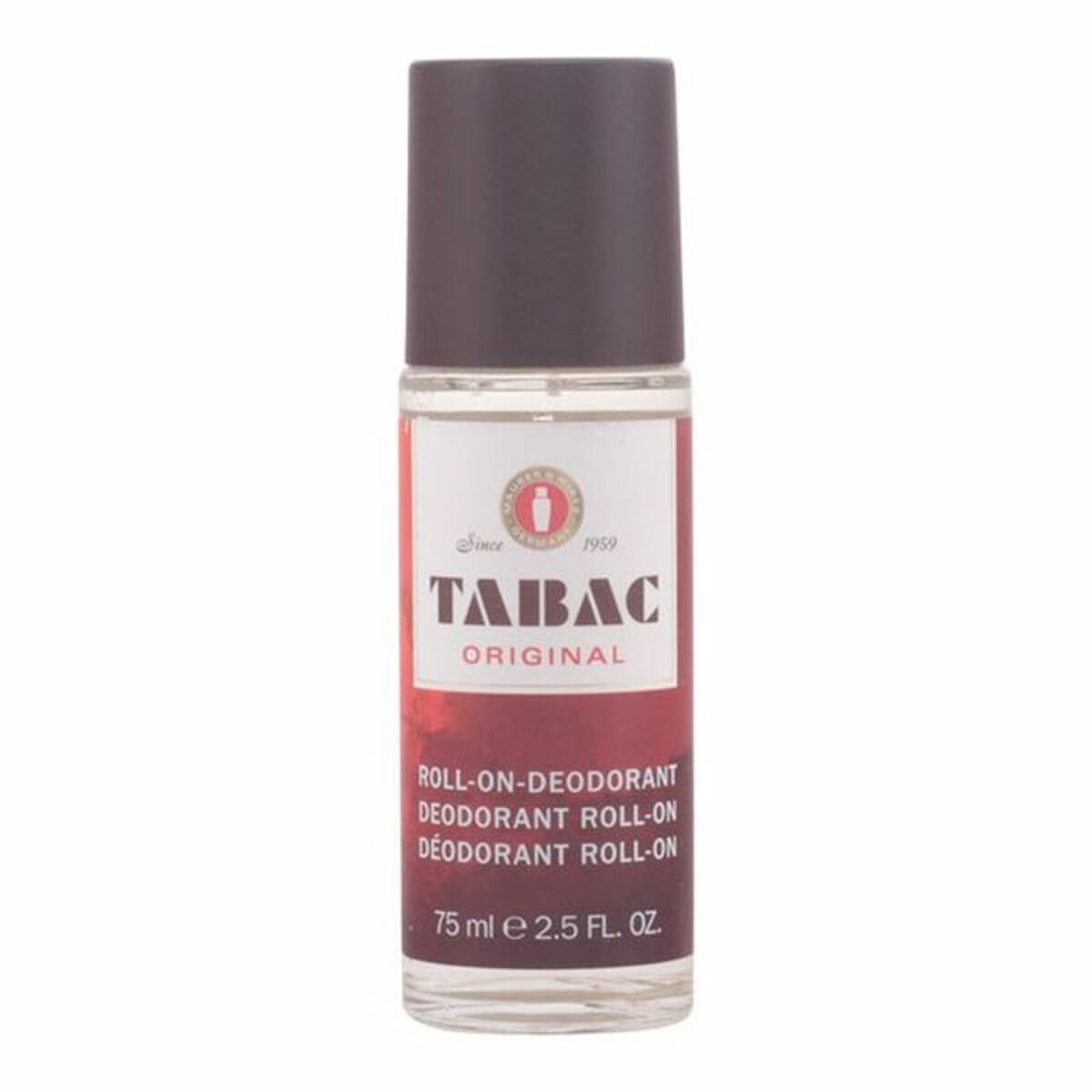 Roll-On Deodorant Tabac 75 ml til mænd produktemballage