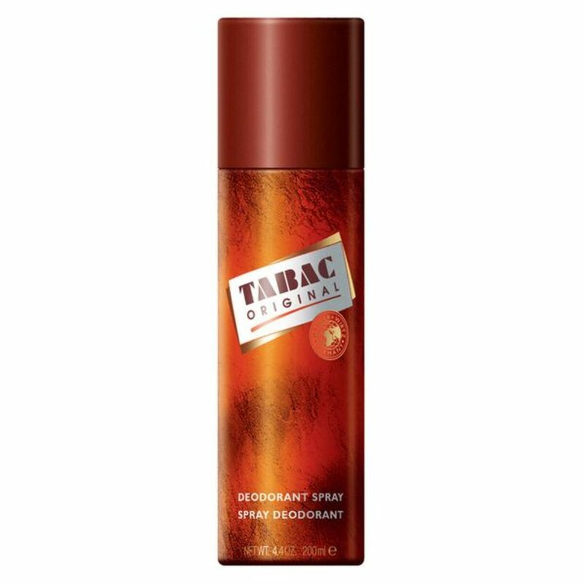 Spray Deodorant Tabac 200 ml til mænd produktemballage
