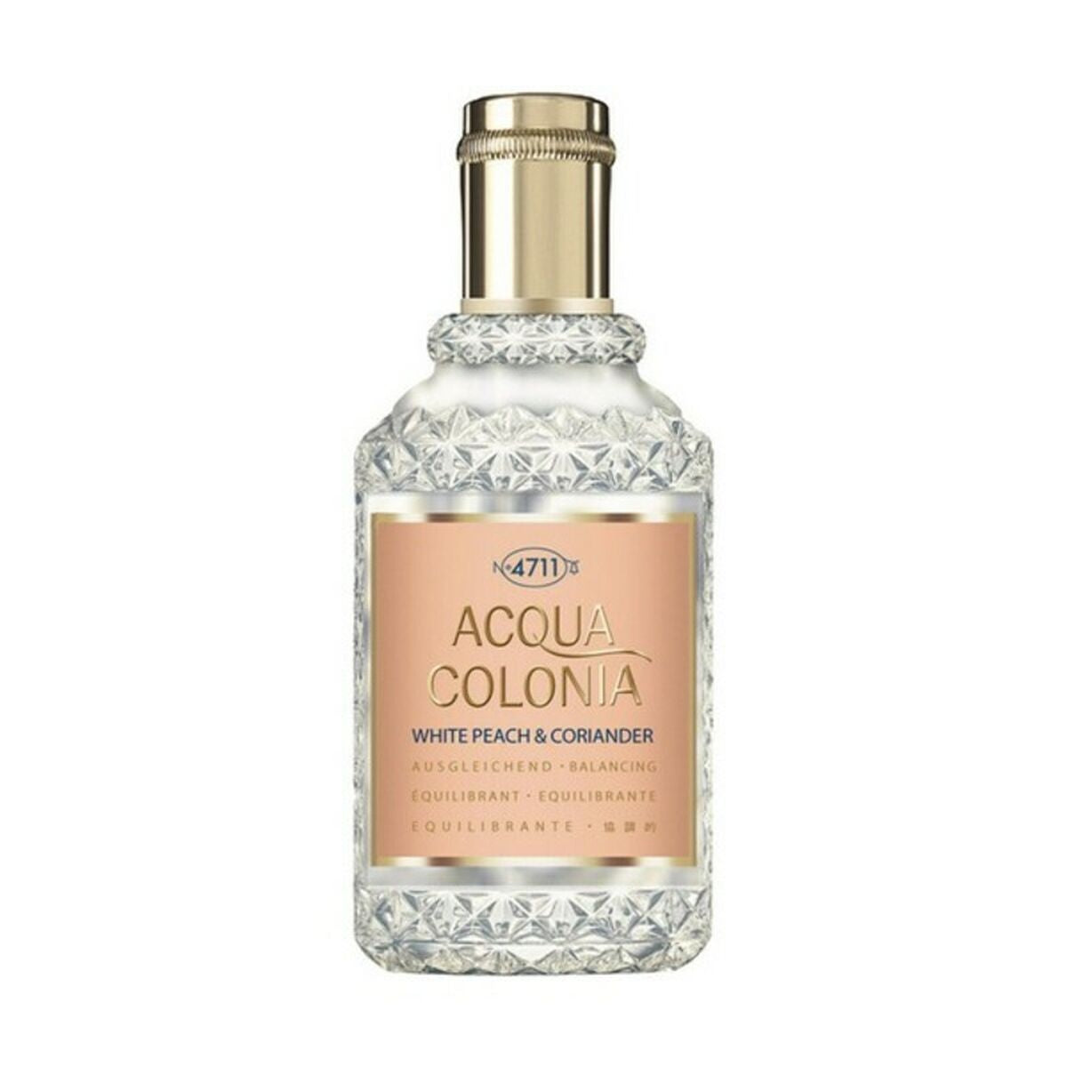 Unisex parfume 4711 ACQUA COLONIA WHITE PEACH & CORIANDER EDC 50 ml produktemballage