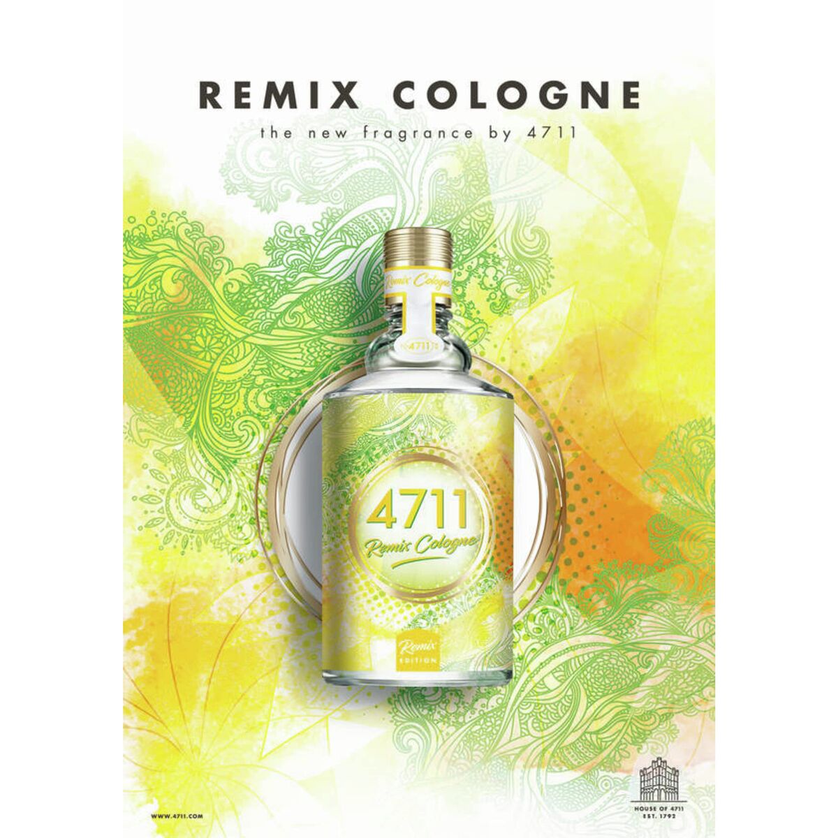 Unisex parfume 4711 REMIX COLOGNE 4711 Remix Urban Summer 100 ml flaske