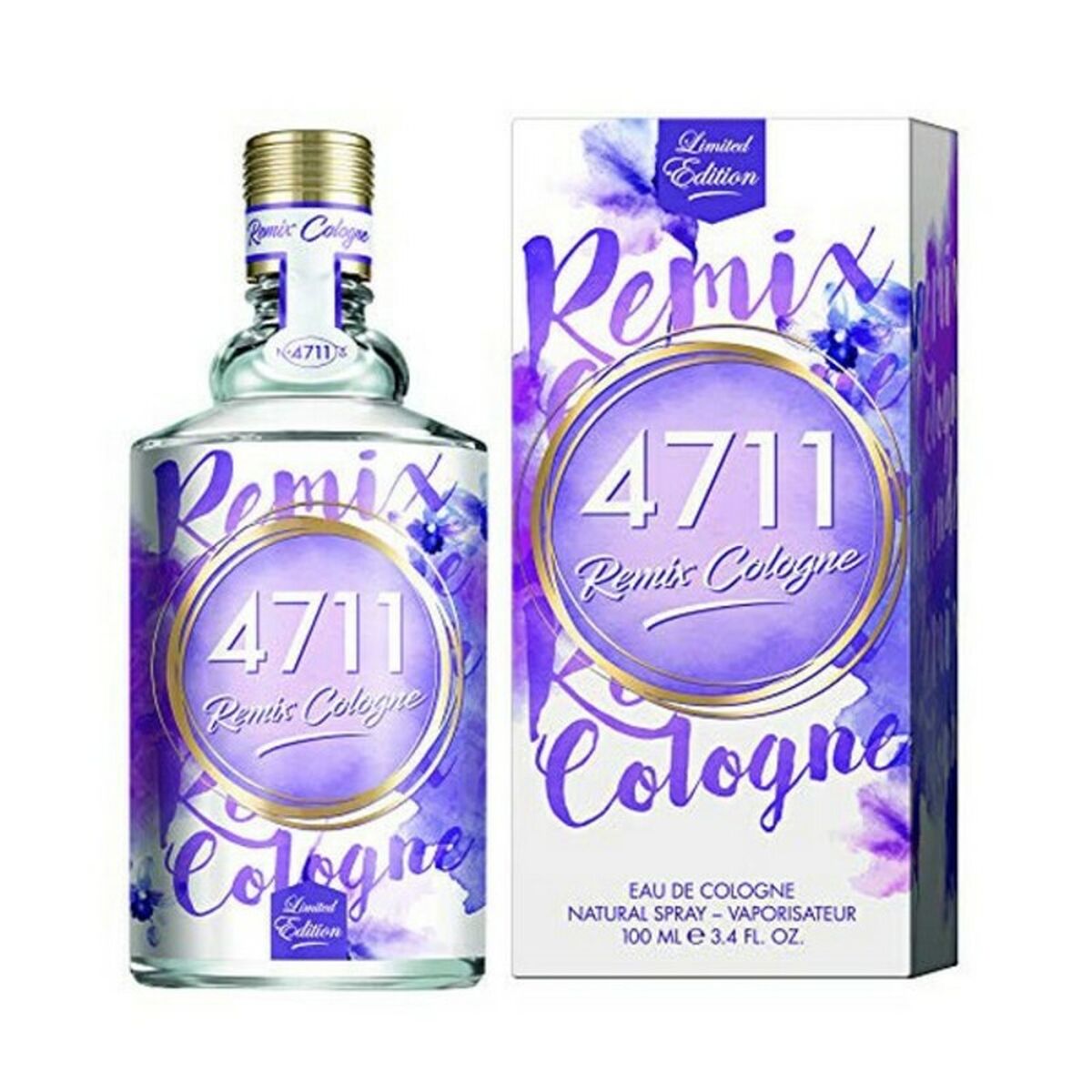 Unisex Parfume 4711 Remix Lavender Edition EDC produktemballage