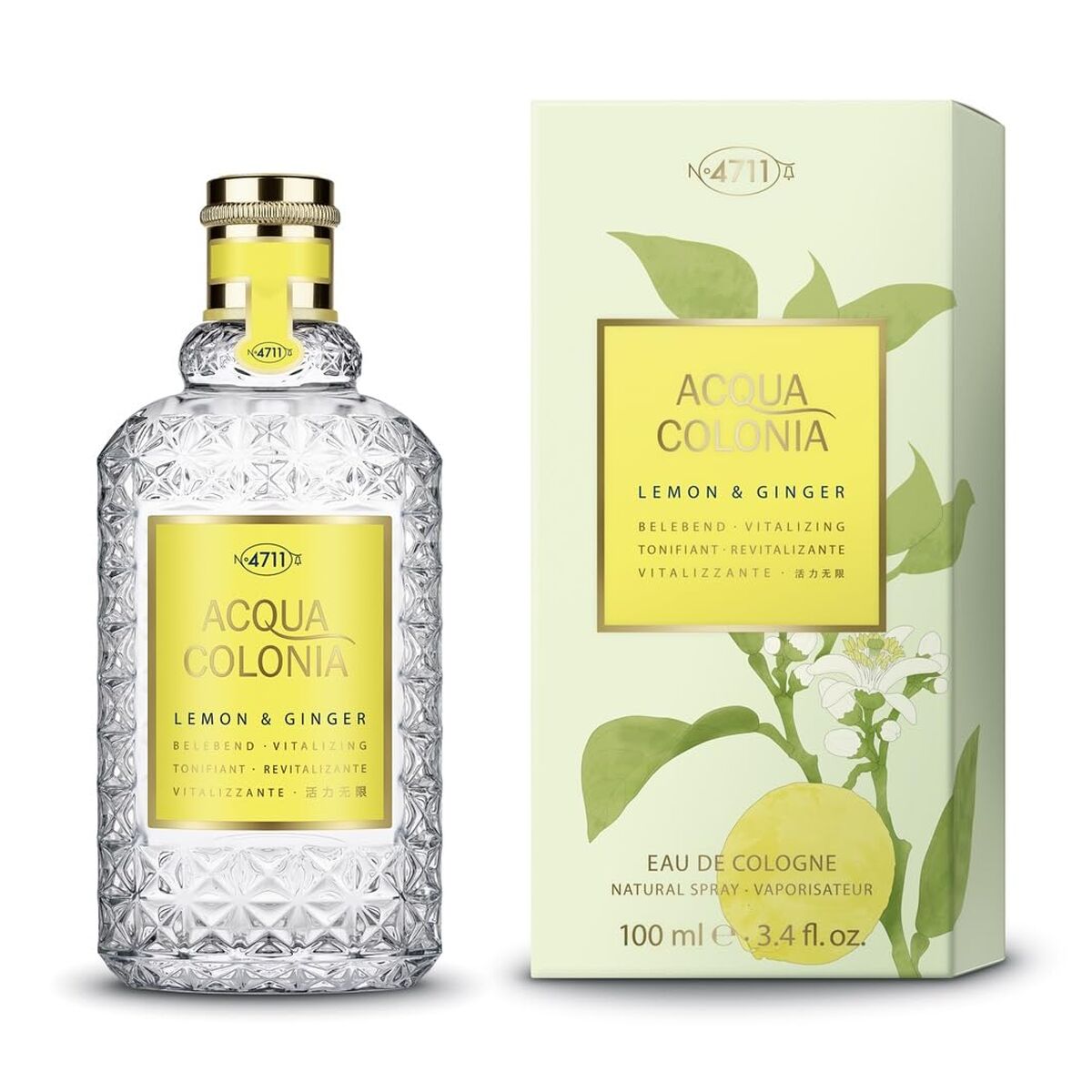 Unisex parfume 4711 ACQUA COLONIA CITRON OG GINGER 100 ml produktemballage