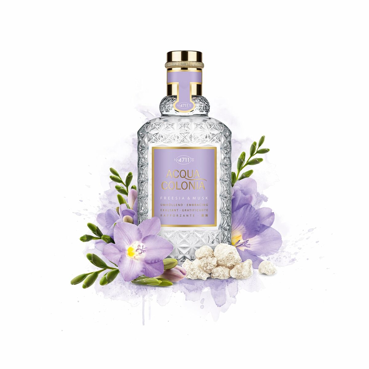 Eau de Cologne 4711 ACQUA COLONIA FREESIA & MUSK Freesia & Musk EDC 50 ml flaske