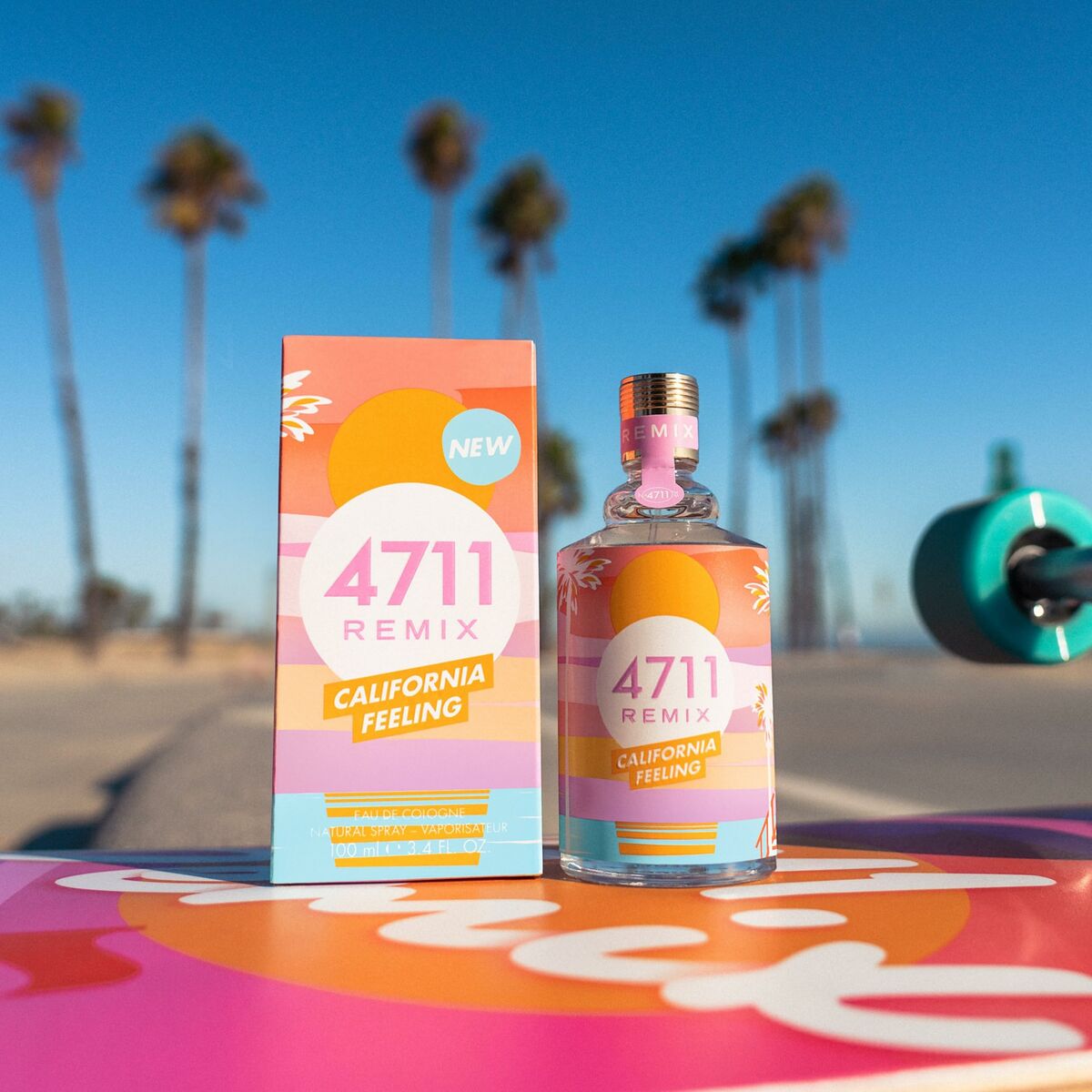 Eau de Cologne 4711 REMIX CALIFORNIA FEELING 4711 Remix CaliforniaFeeling EDC 100 ml flaske