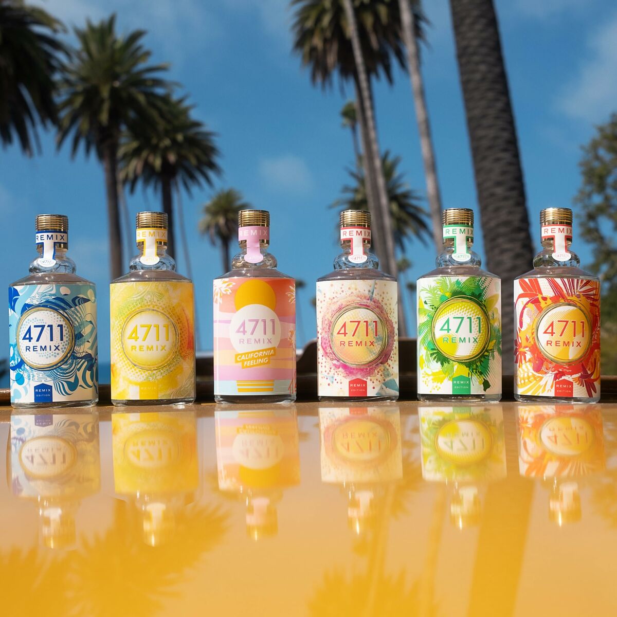 Eau de Cologne 4711 REMIX CALIFORNIA FEELING 4711 Remix CaliforniaFeeling EDC 100 ml flaske