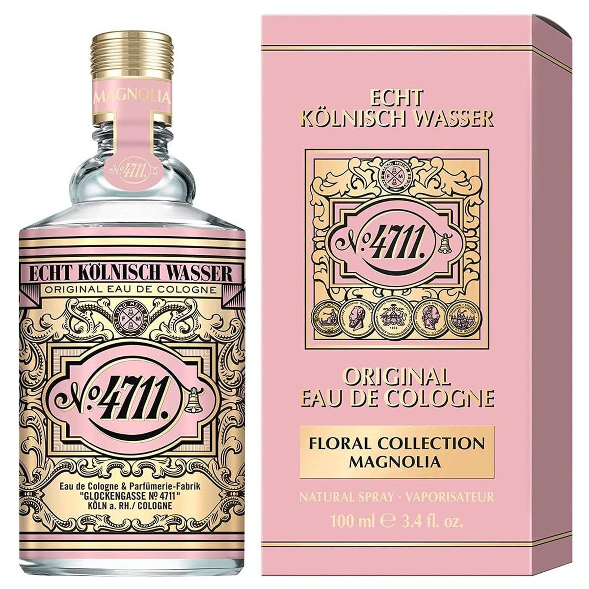 Unisex parfume 4711 FLORAL COLLECTION MAGNOLIA 100 ml produktemballage