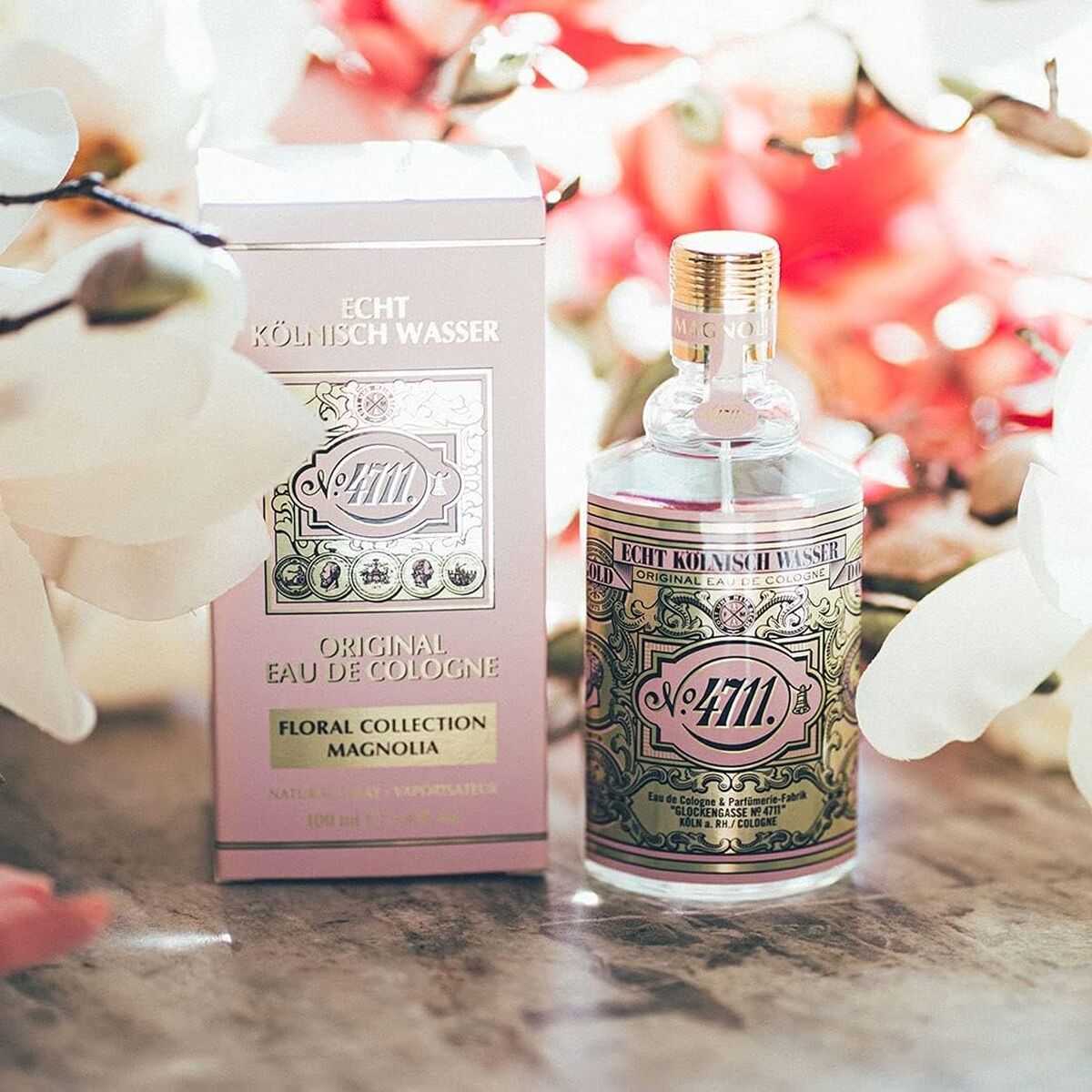 Unisex parfume 4711 FLORAL COLLECTION MAGNOLIA 100 ml produktemballage